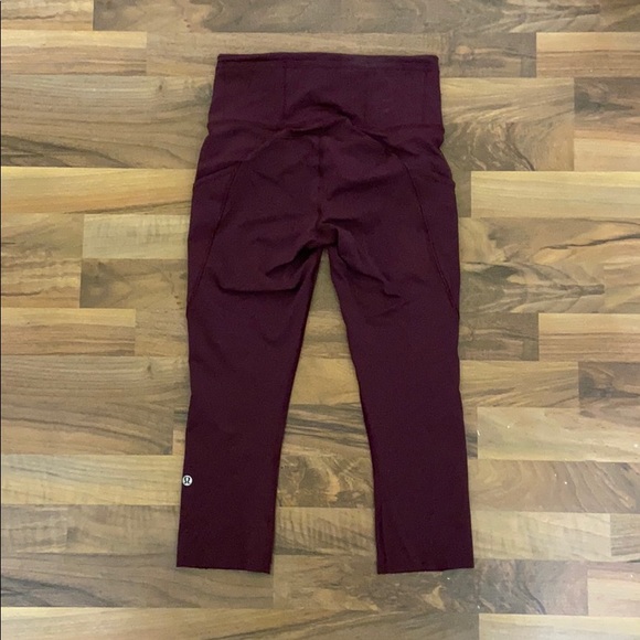 Lululemon Fast and Free Crop - Picture 2 of 4